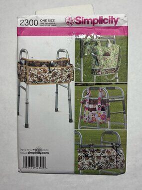 Simplicity Walker Accessories Sewing Pattern 2300 OS FF Uncut 2010